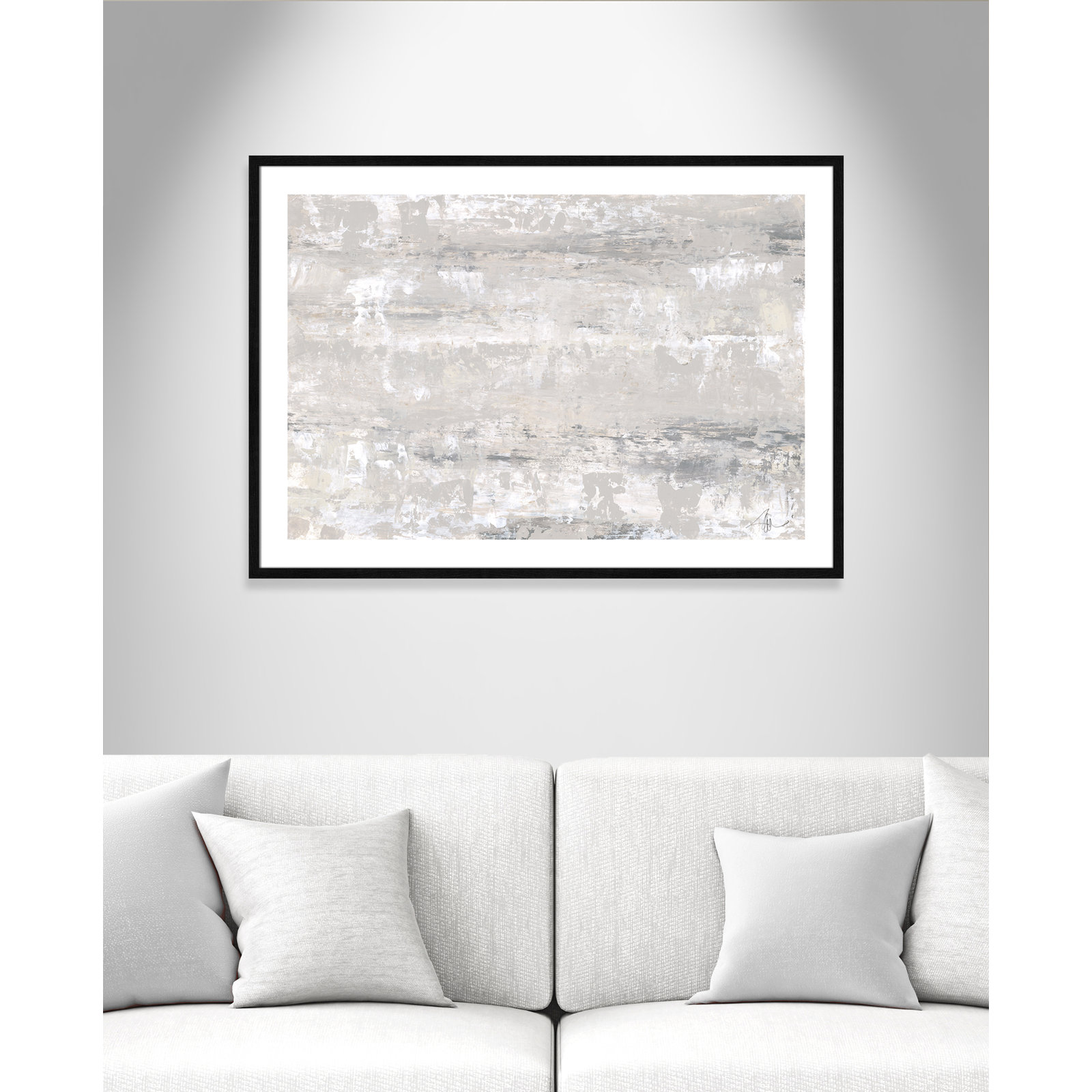 Tryston "Desert Winds" Print by Filippo Ioco, Black Wood Framed Paper, 29.5" H x 41.5" W x 0.75" D