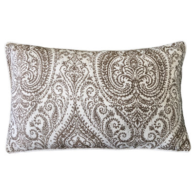 Neasa  Damask Feather Throw Pillow