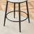 Liam 23.2" Seat Height Counter Stools with Cushion & Curved Backrest-118158837