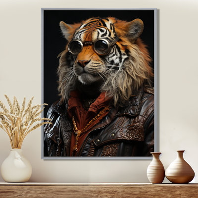 Élégant tigre II - art mural grand tigre