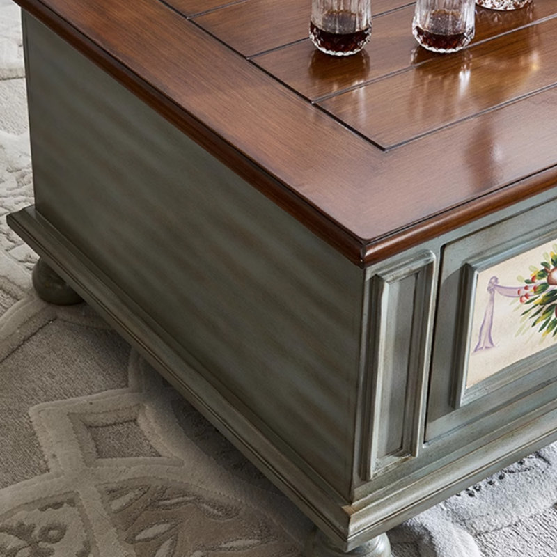Table basse de style américain, H 19,68 po x L 43,3 po x l 25,59 po