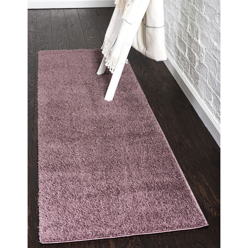 Tapis mauve Alta, Tapis de couloir 2 pi x 6 pi 7 po