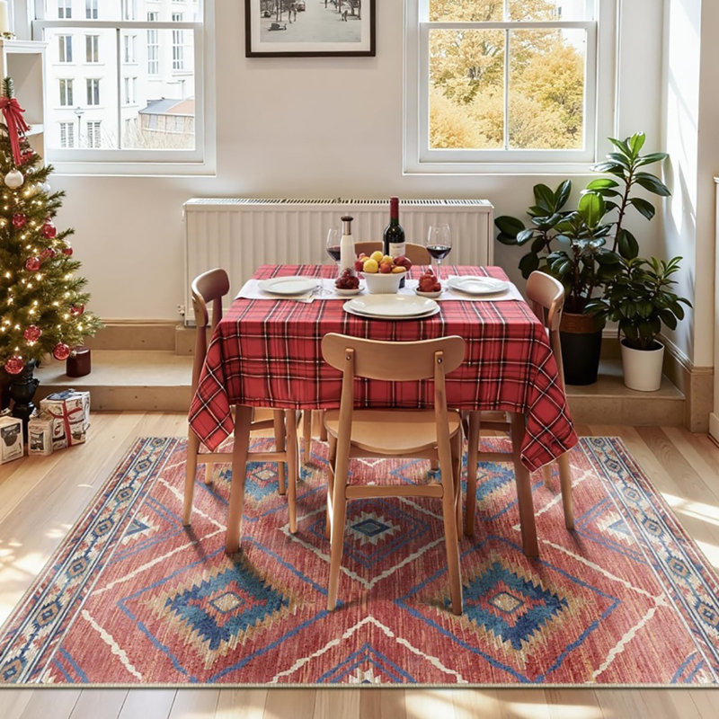 Rectangle 120 cm x 180 cm Geometric Area Rug