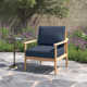 Evie Teak Patio Chair with Cushions