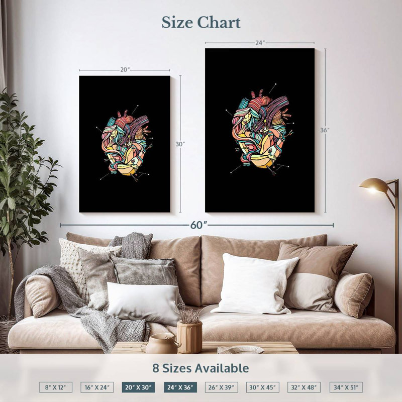 Hardie Vibrant Heart, 36" H x 24" W