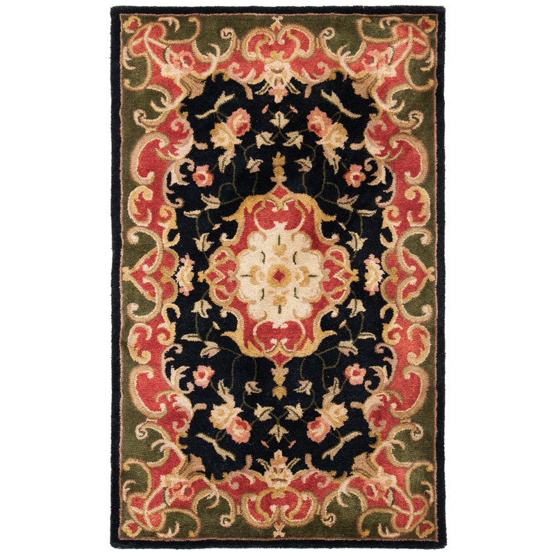 Alger Hand Tufted Wool Oriental Rug, Rectangle 3' x 5'