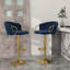 Christal Height Adjustable Swivel Bar Stool-813056545