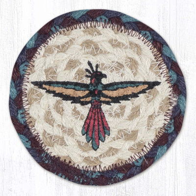  Sous-verre rond tressé H 5 "Thunderbird