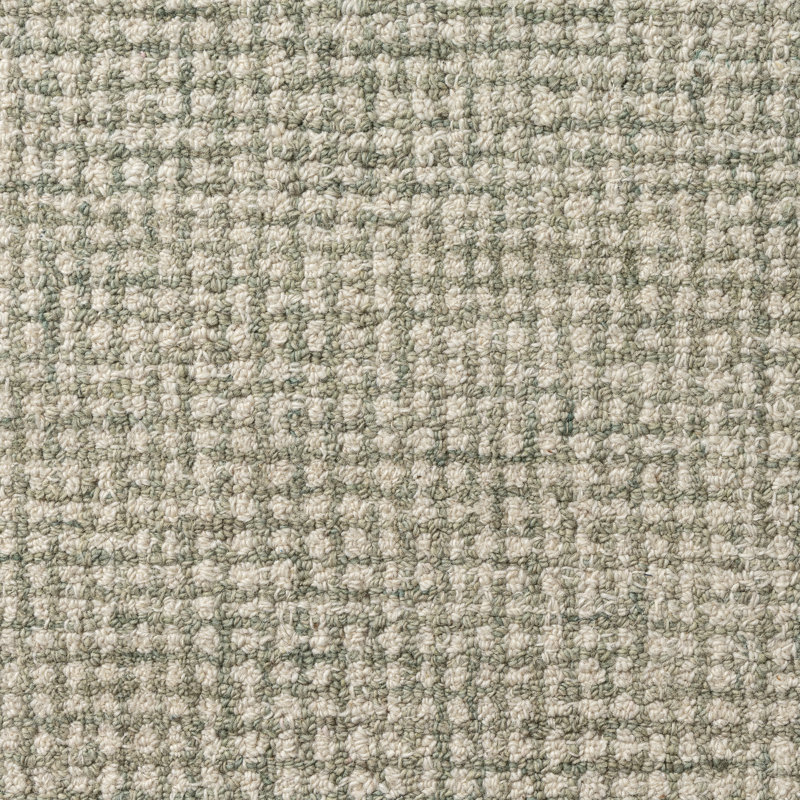 Abstract Contemporary Grid Handmade Wool Blend Area Rug, Runner 2'6" x 8', Rust/Beige