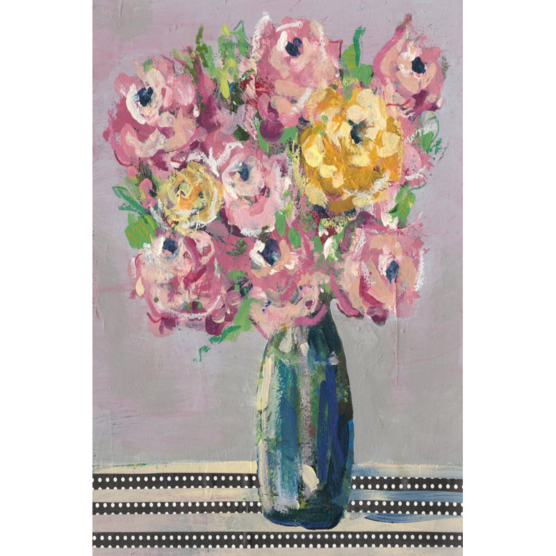 Feisty Floral I by Regina Moore - Wrapped Canvas Art Prints, 46cm H x 30cm W