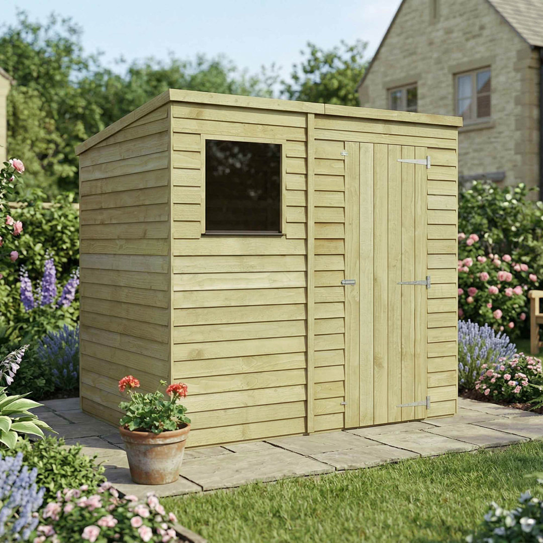Mercia 7 x 5ft Overlap Pent Shed