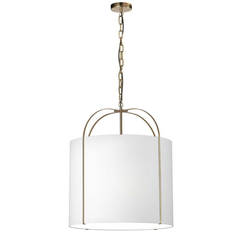 Luminaire suspendu 3 lumières Embelia, Or