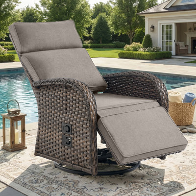 Fauteuil oscillant pivotant inclinable Amina