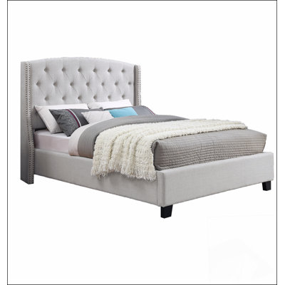 Lit tapissier à oreilles Nantarre