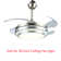 36 Inch Ceiling Fan LED Light Ring Assembly