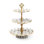 Sterling Check Three Tier Sweet Stand