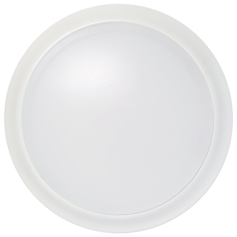 Plafonnier encastré en acrylique Vermon, H 1,44 po x l 9,49 po x P 9,49 po, 17