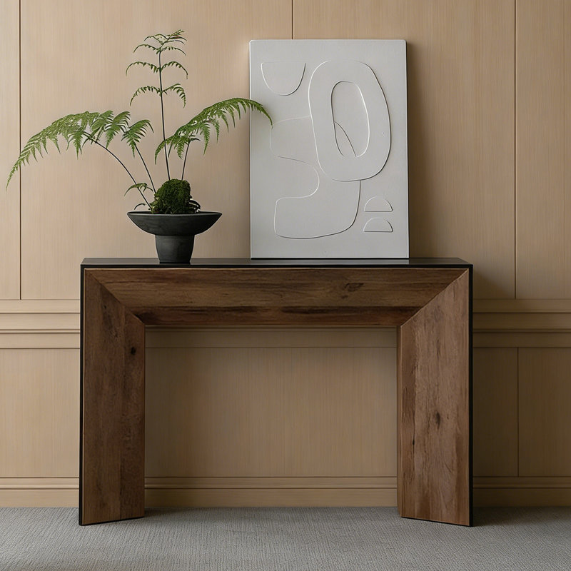 Simple Retro Solid Wood Console Table