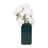 Stoneware Ceramic Vase with Textured Body and Rounded Rim Design-89109976-89109974