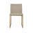 Aria Metal Sled Dining Chair in Wool-2058278637-2058267531