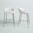Upholstered Counter Stool with Metal Frame-1027215251-999313000