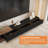 Quoint Extendable TV Stand with 3 Drawers (71"-100") - Modern Freestanding Stand for 80+ Inch TVs, Premium MDF, Wear-Resistant Tabletop, Interchangeable Left/Right Installation-1933477691
