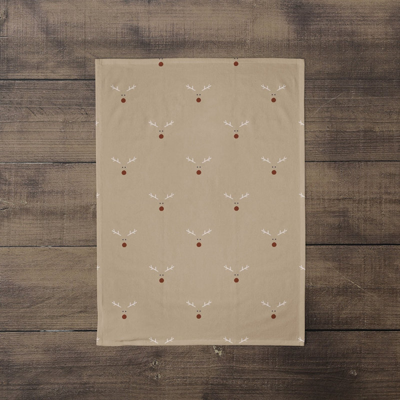 Christmas Deer - Christmas Tea Towel