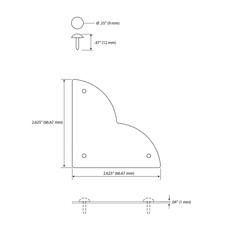 Grand support quadrilobe Dritz