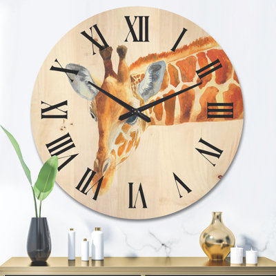 Horloge murale en bois