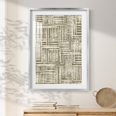 Earth Puzzle II -Framed Print