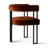 4 - Person Dining Table Sets With Round Table & 4 Upholstered Velvet Chairs-895258811