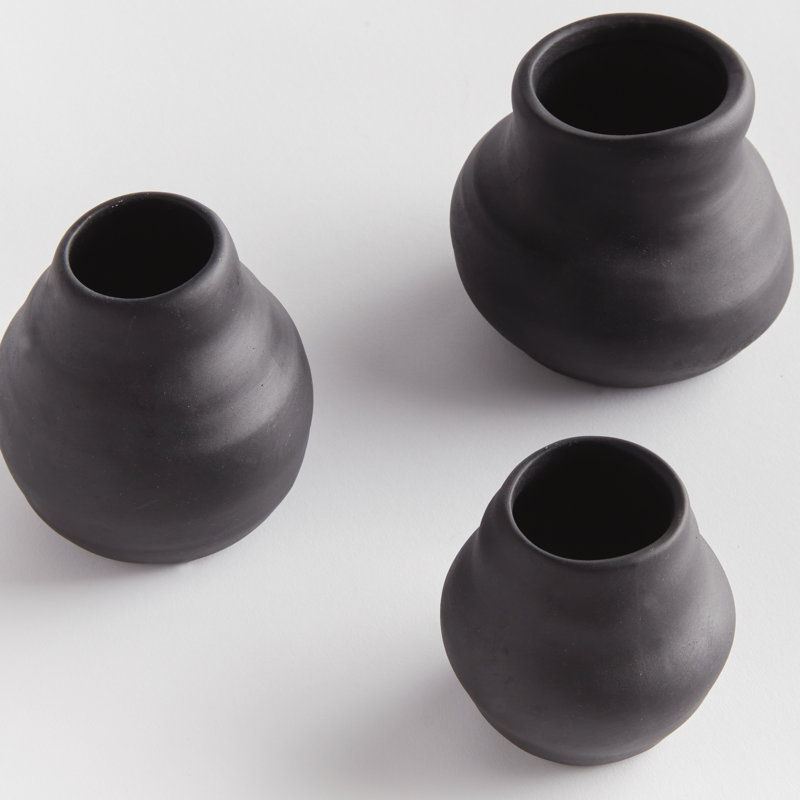 Aliviana Bud Vases, Black