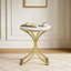 Petite table d'appoint avec structure en métal