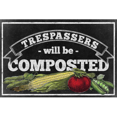 Veggies Chalk - Wrapped Canvas Print