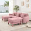 Canapé modulaire en U à 3 places Boucle Fabric-1882898117