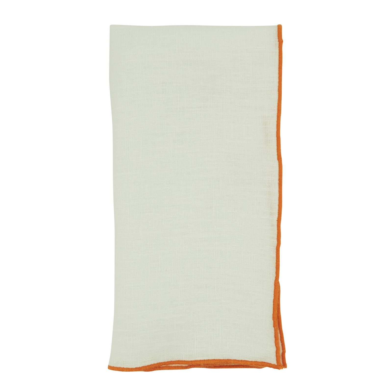 Dartmouth Reversible Linen Napkin, Orange