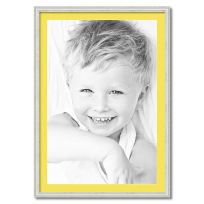 Wood Matte Picture Frame with Mat