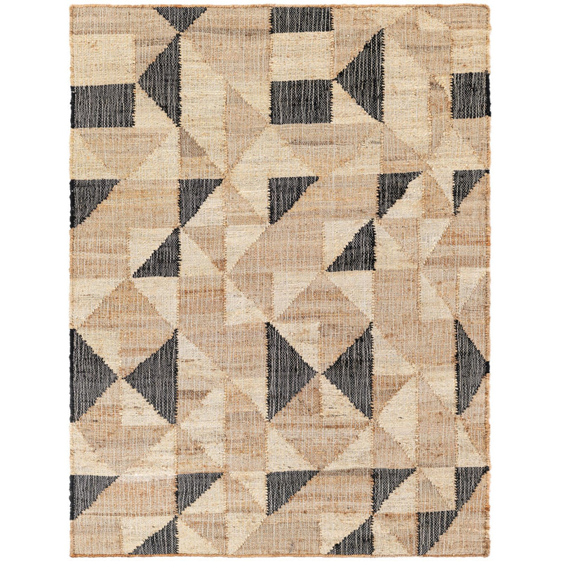 Raga Kala Handwoven Jute Rug, Rectangle 4'4" x 5'8"