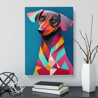 Dachshund in Colour Vol.1 - Wrapped Canvas