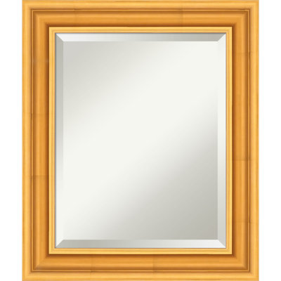 Sierra Beveled Wood Framed Wall Mirror