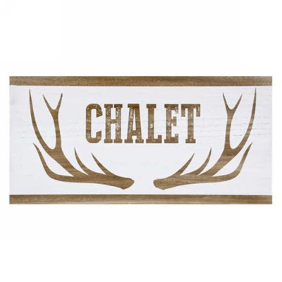« chalet »-reproduction d’art sur bois sans cadre