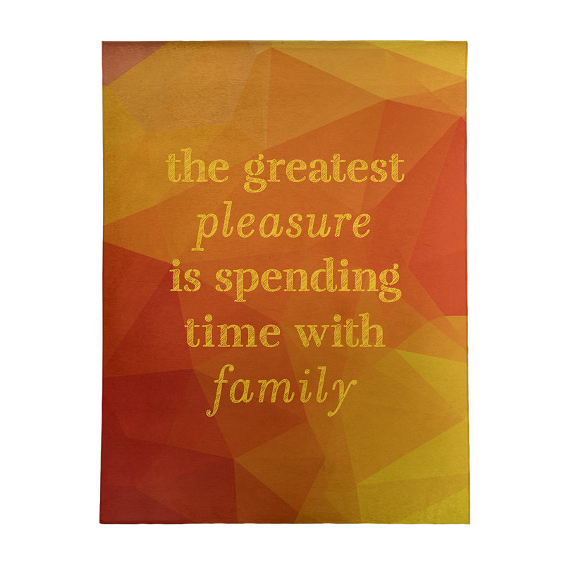 Tapis en simili-gemme love & citation familiale, Rectangle 5 pi x 7 pi