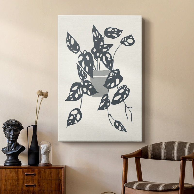 Growing Leaves IV - Gallery Cavas sur mesure, H 18 po x l 12 po