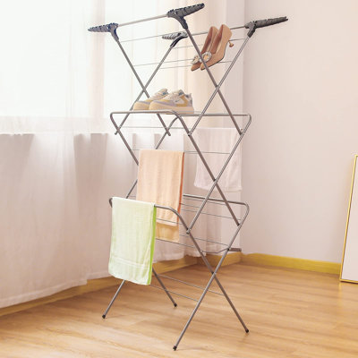 Metal Foldable Accordion Drying Rack