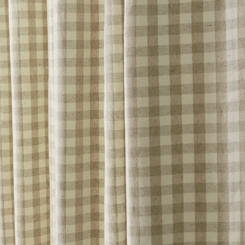 Paire de rideaux semi-transparents avec pattes Olivarez, l 52 po x L 84 po