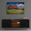 Art mural en verre The Old Mountain Cabin 'par Rick Berk-1960685459