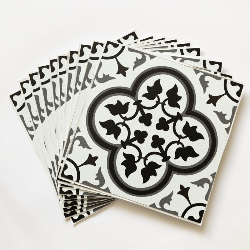 Villa 30.48 x 30.48cm Self-adhesive Vinyl Floor Tiles Pack 10 (0.93sqm)