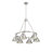 Felda 6 - Light Steel Dimmable Cone Chandelier-99998914-99998923