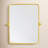 Bellatrix Metal Rectangle Wall Mirror-227436448