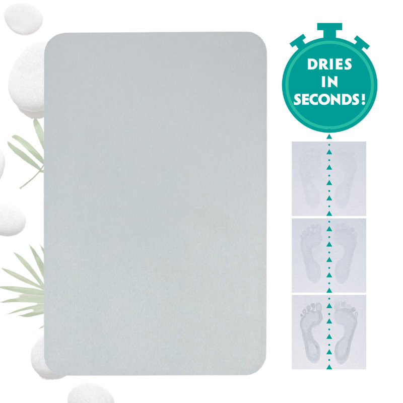 Gelissa Quick Dry Bath Mat in Gray
